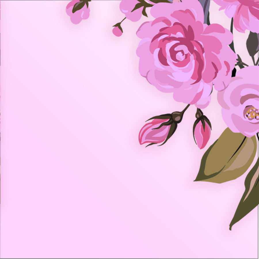 corner flowers Label