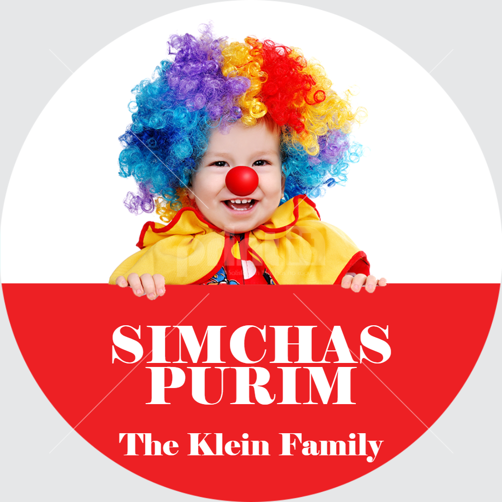 clown label