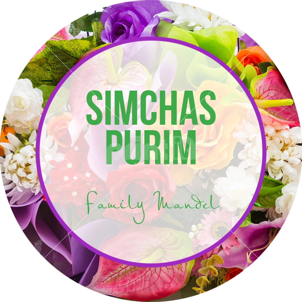 flower bouquet Label