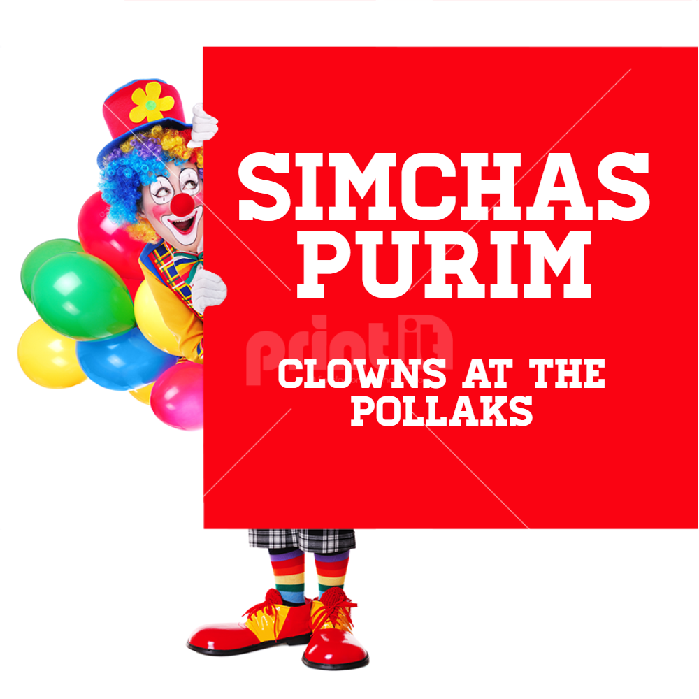 clown hiding Label