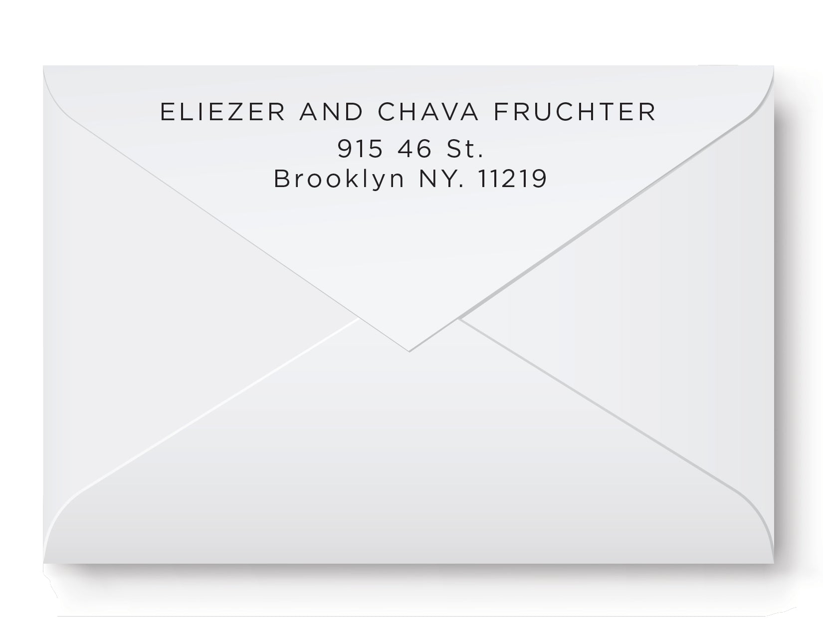 Address on Envelope A2